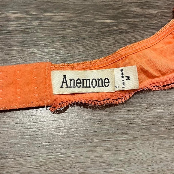 Lace Halter Bralette in Coral Color - Picture 6 of 10